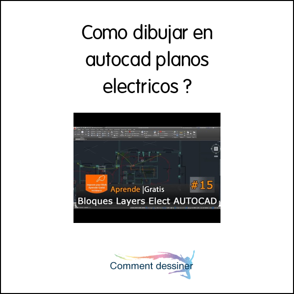 Como dibujar en autocad planos electricos